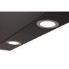Unterbauhaube 'CH12060S-21' Edelstahl schwarz 60 cm