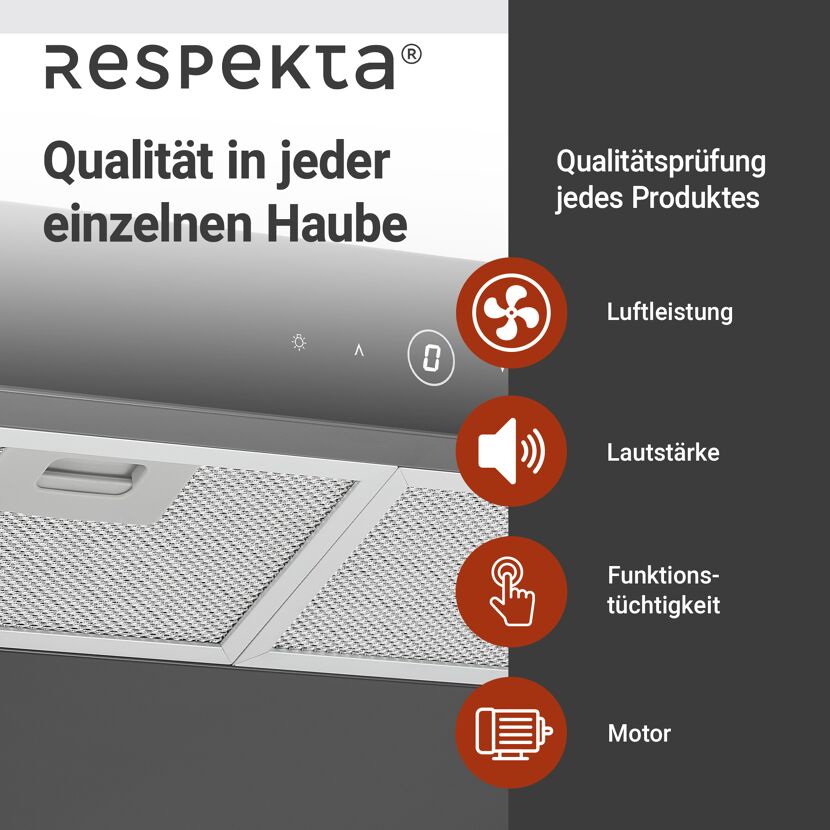 Unterbauhaube 'CH12060S-21' Edelstahl schwarz 60 cm