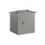 Gerätehaus 'Euroline ESD2 Trend-Sk' graualuminium 189 x 181 x 199 cm, Einzeltür