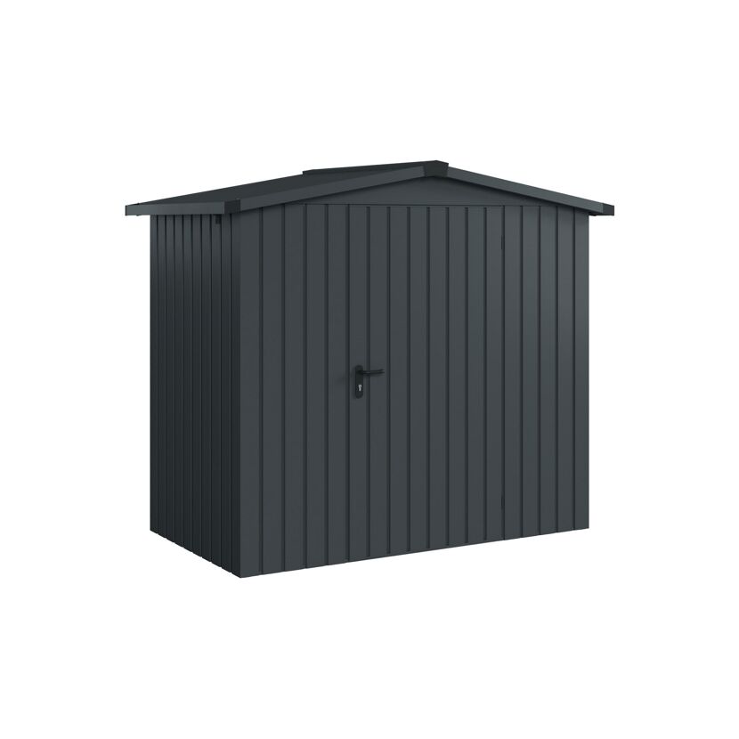 Gerätehaus 'Euroline ESD3 Trend-Sk' anthrazitgrau 237 x 133 x 203 cm, Einzeltür