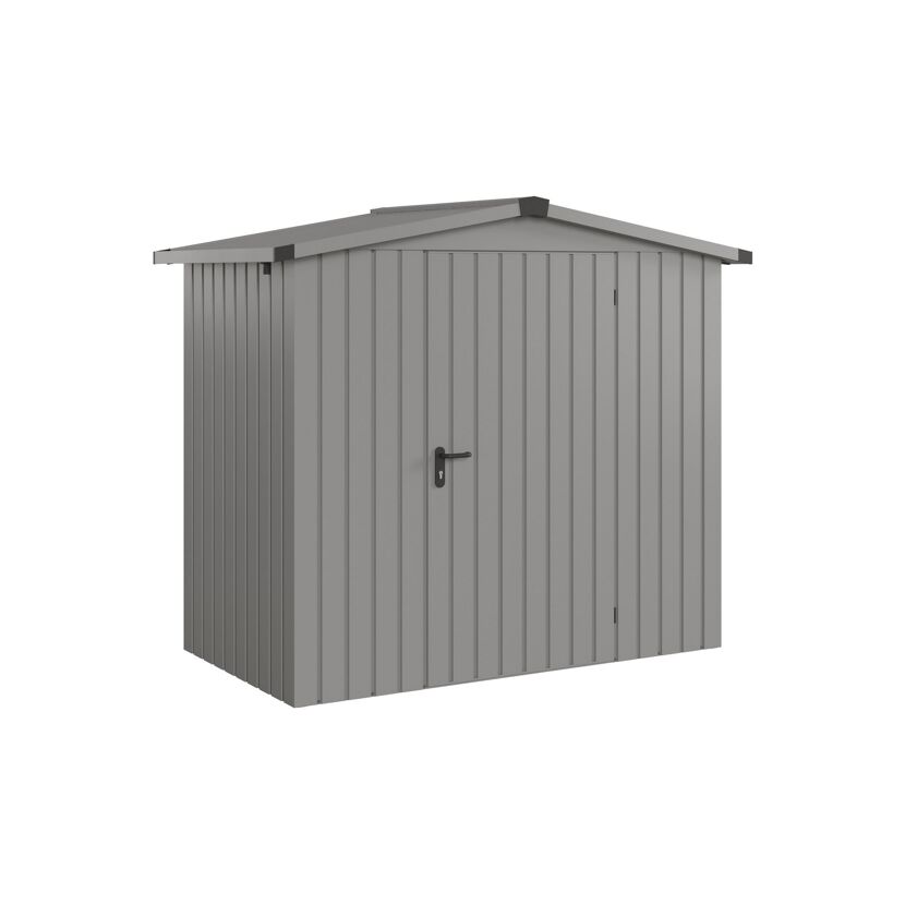 Gerätehaus 'Euroline ESD3 Trend-Sk' graualuminium 237 x 133 x 203 cm, Einzeltür