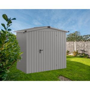 Gerätehaus 'Euroline ESD3 Trend-Sk' graualuminium 237 x 133 x 203 cm, Einzeltür