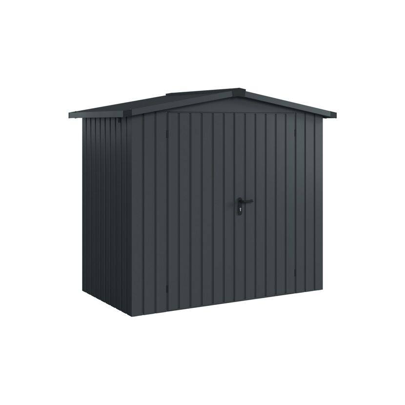 Gerätehaus 'Euroline ESD3 Trend-Sk' anthrazitgrau 237 x 133 x 203 cm, Doppeltür