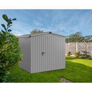 Gerätehaus 'Euroline ESD4 Trend-Sk' graualuminium 237 x 181 x 203 cm, Einzeltür