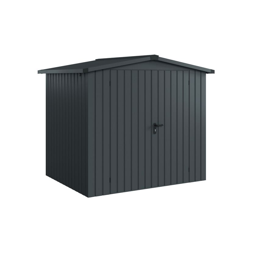 Gerätehaus 'Euroline ESD4 Trend-Sk' anthrazitgrau 237 x 181 x 203 cm, Doppeltür
