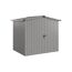 Gerätehaus 'Euroline ESD4 Trend-Sk' graualuminium 237 x 181 x 203 cm, Doppeltür