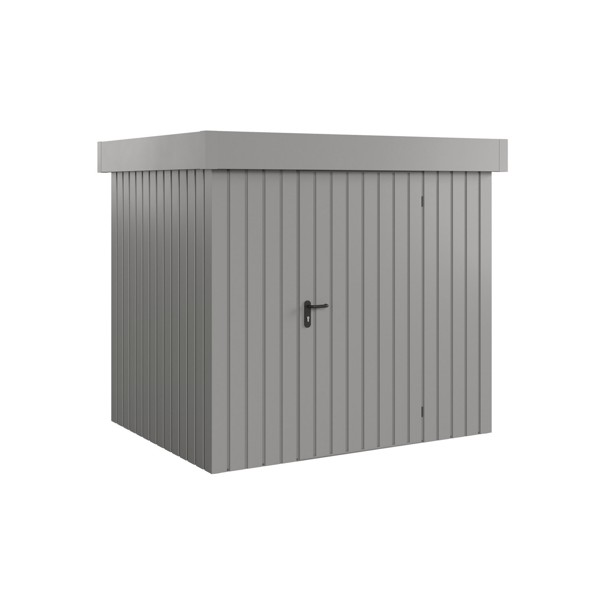 Gerätehaus 'Euroline EFD4 Trend-Sk' aluminiumgrau 229 x 181 x 203 cm, Einzeltür