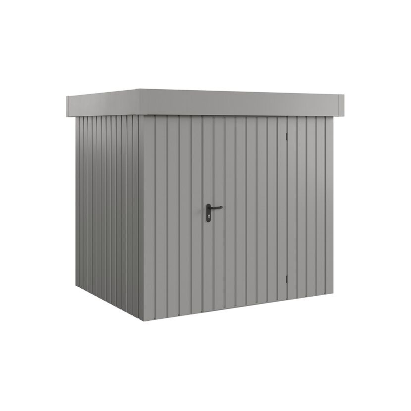 Gerätehaus 'Euroline EFD4 Trend-Sk' aluminiumgrau 229 x 181 x 203 cm, Einzeltür