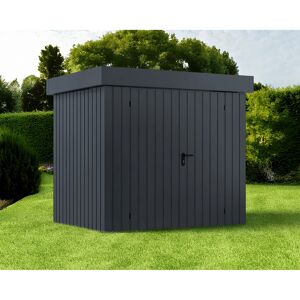 Gerätehaus 'Euroline EFD4 Trend-Sk' anthrazitgrau 229 x 181 x 203 cm, Doppeltür