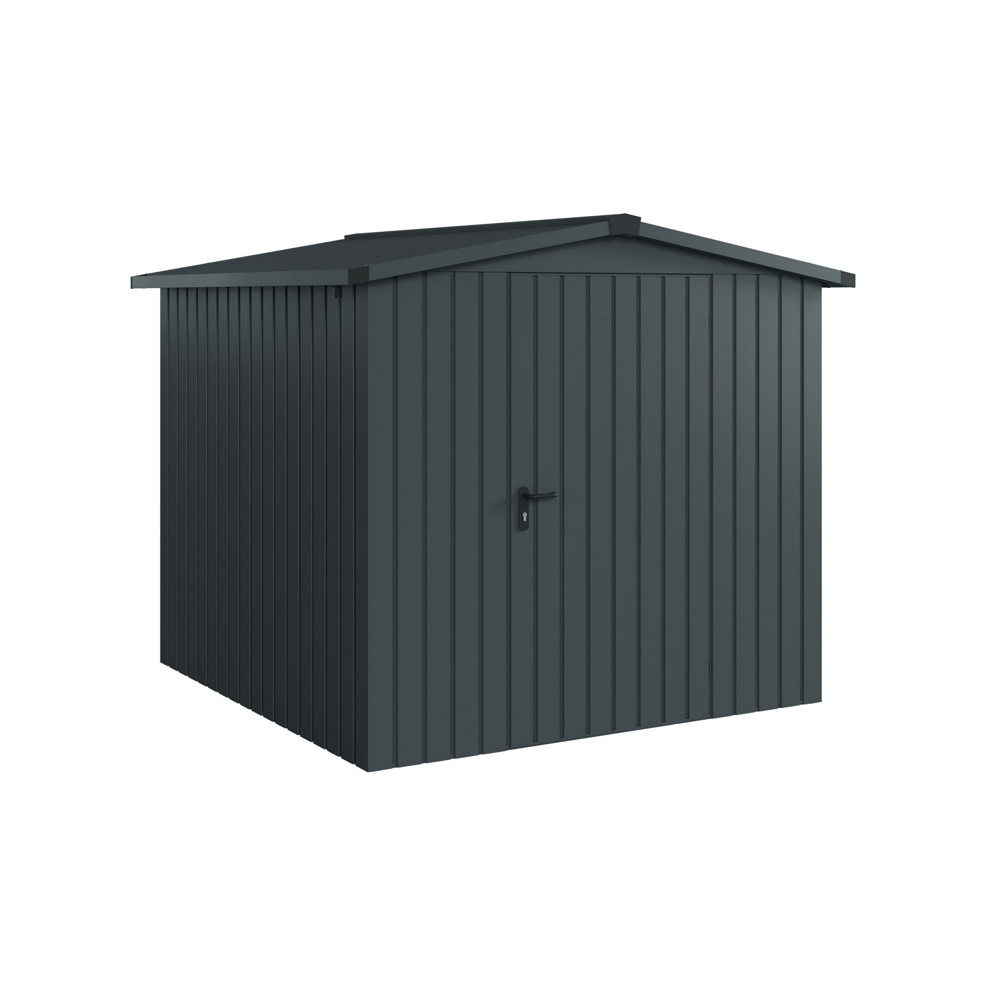 Gerätehaus 'Euroline ESD5 Trend-Sk' anthrazitgrau 237 x 229 x 203 cm, Einzeltür