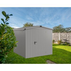 Gerätehaus 'Euroline ESD5 Trend-Sk' graualuminium 237 x 229 x 203 cm, Einzeltür