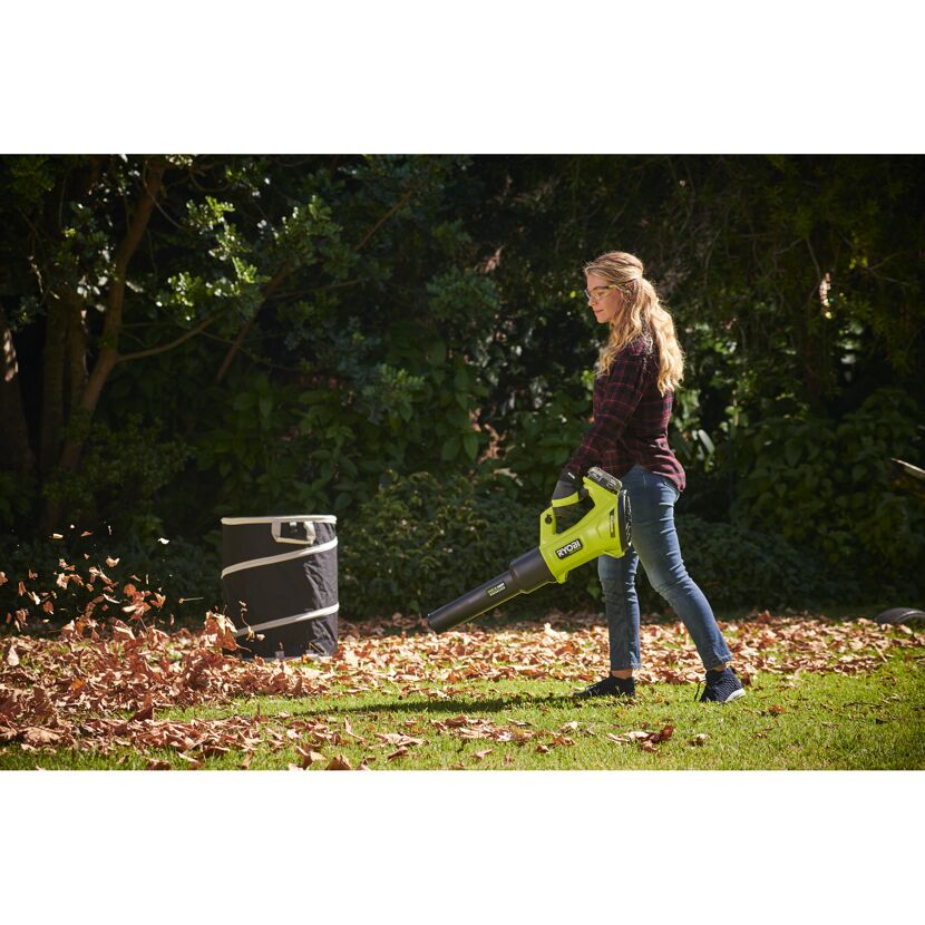 Akku-Laubgebläse 'RY18BLXD-150 ONE+ HP Whisper™ Brushless' 18 V mit Akku und Ladegerät