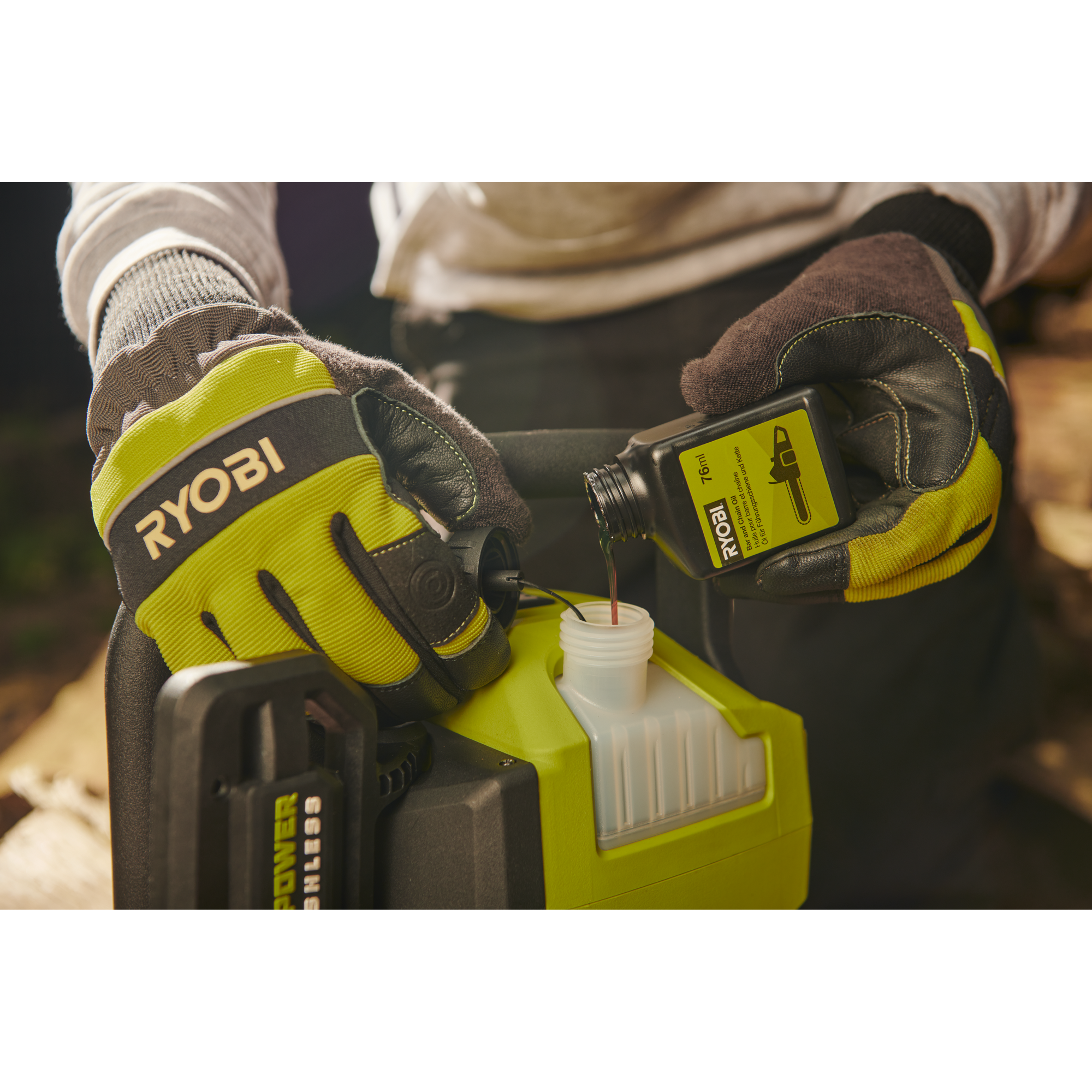 Akku-Kettensäge 'Max Power Brushless RY36CSX50A-0' 36 V Schwertlänge 50 cm ohne Akku und Ladegerät