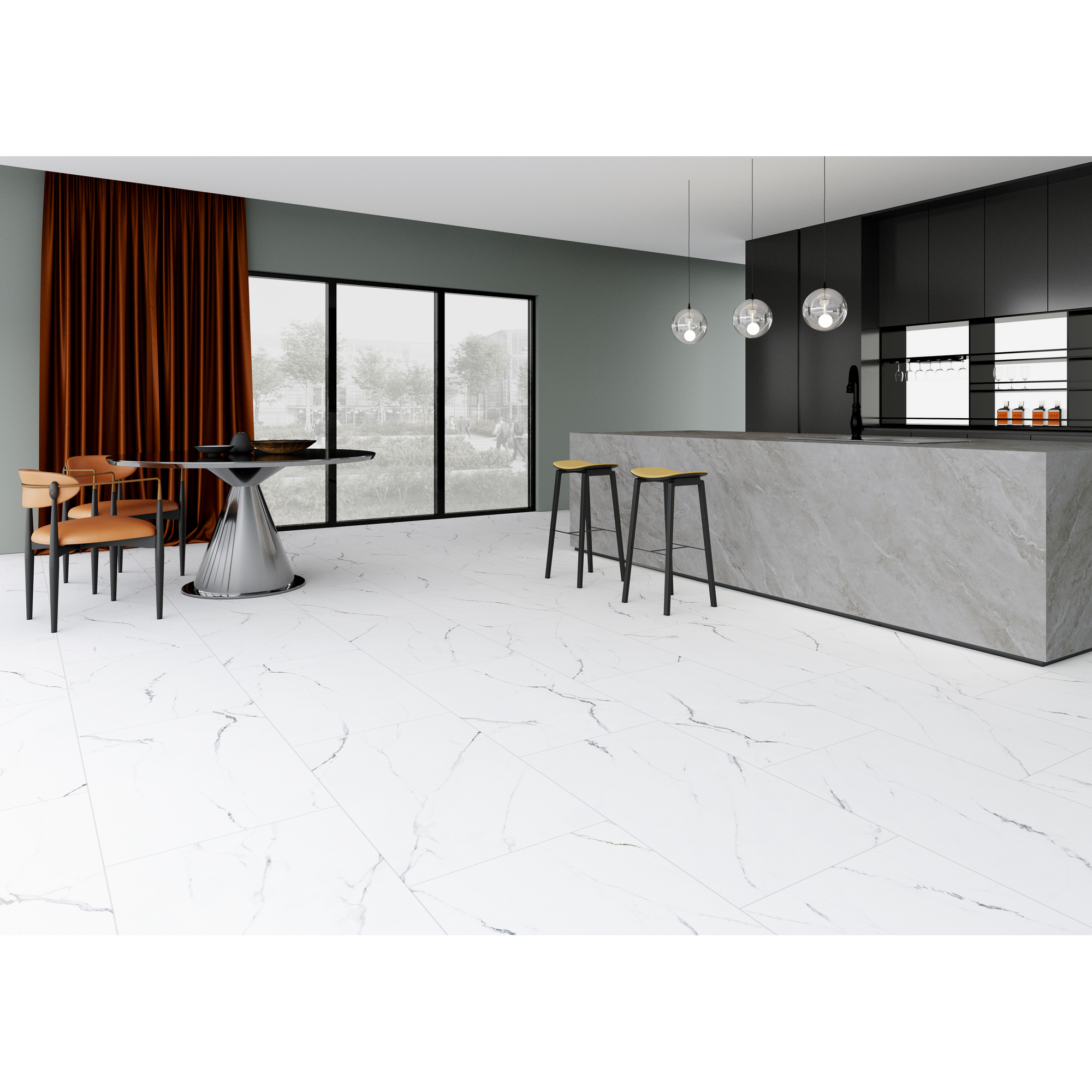 Vinylboden 'Solid Rock' Light Marble 8,5 mm