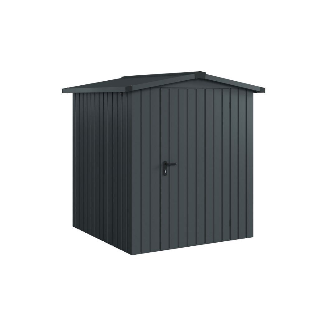 Gerätehaus 'Euroline ESD2 Trend-Sk' anthrazitgrau 189 x 181 x 199 cm, Einzeltür