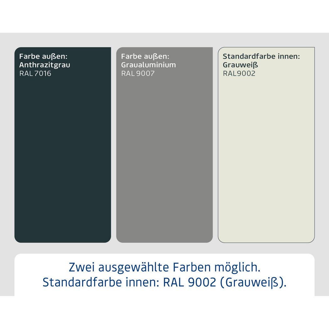 Gerätehaus 'Euroline ESD2 Trend-Sk' anthrazitgrau 189 x 181 x 199 cm, Einzeltür