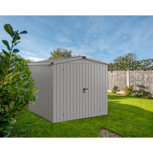 Gerätehaus 'Euroline ESD5 Trend-Sk' graualuminium 237 x 229 x 203 cm, Doppeltür
