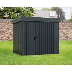 Gerätehaus 'Euroline EFD5 Trend-Sk' anthrazitgrau 229 x 229 x 203 cm, Einzeltür