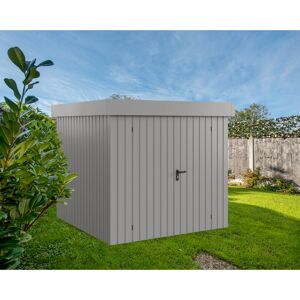 Gerätehaus 'Euroline EFD5 Trend-Sk' graualuminium 229 x 229 x 203 cm, Doppeltür