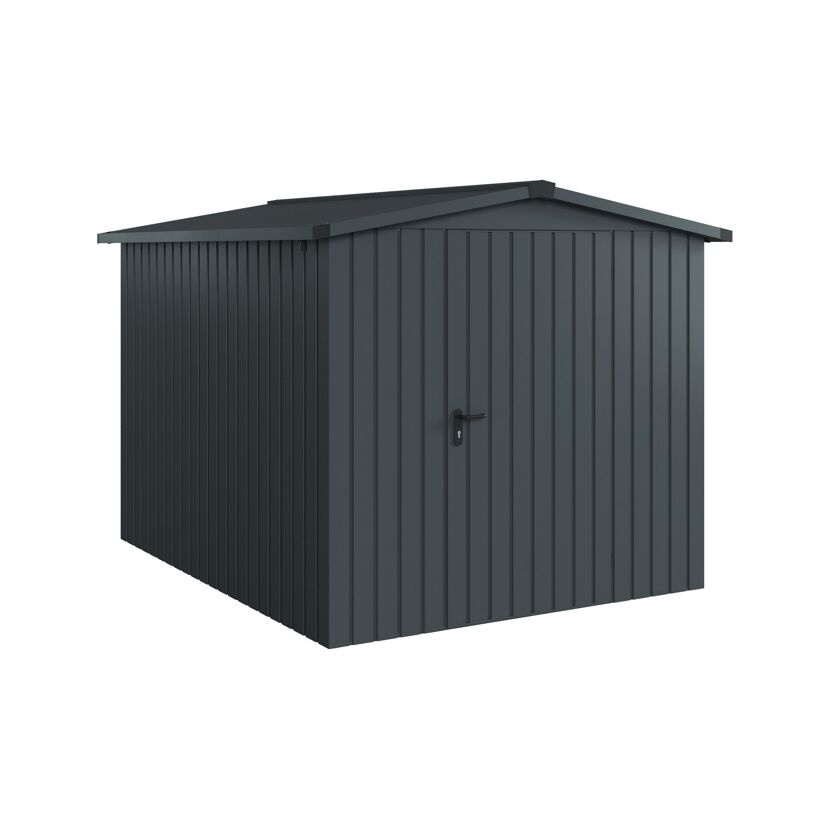 Gerätehaus 'Euroline ESD6 Trend-Sk' anthrazitgrau 237 x 277 x 203 cm, Einzeltür