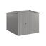 Gerätehaus 'Euroline ESD6 Trend-Sk' graualuminium 237 x 277 x 203 cm, Einzeltür