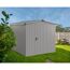 Gerätehaus 'Euroline ESD6 Trend-Sk' graualuminium 237 x 277 x 203 cm, Einzeltür