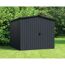 Gerätehaus 'Euroline ESD6 Trend-Sk' anthrazitgrau 237 x 277 x 203 cm, Doppeltür
