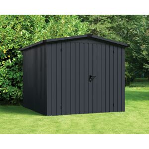 Gerätehaus 'Euroline ESD6 Trend-Sk' anthrazitgrau 237 x 277 x 203 cm, Doppeltür