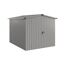 Gerätehaus 'Euroline ESD6 Trend-Sk' graualuminium 237 x 277 x 203 cm, Doppeltür