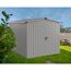 Gerätehaus 'Euroline ESD6 Trend-Sk' graualuminium 237 x 277 x 203 cm, Doppeltür