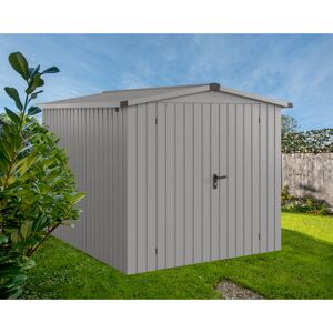 Gerätehaus 'Euroline ESD6 Trend-Sk' graualuminium 237 x 277 x 203 cm, Doppeltür