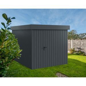 Gerätehaus 'Euroline EFD6 Trend-Sk' anthrazitgrau 229 x 277 x 203 cm, Einzeltür