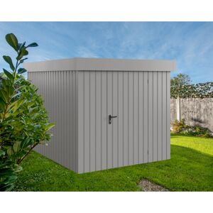 Gerätehaus 'Euroline EFD6 Trend-Sk' graualuminium 229 x 277 x 203 cm, Einzeltür