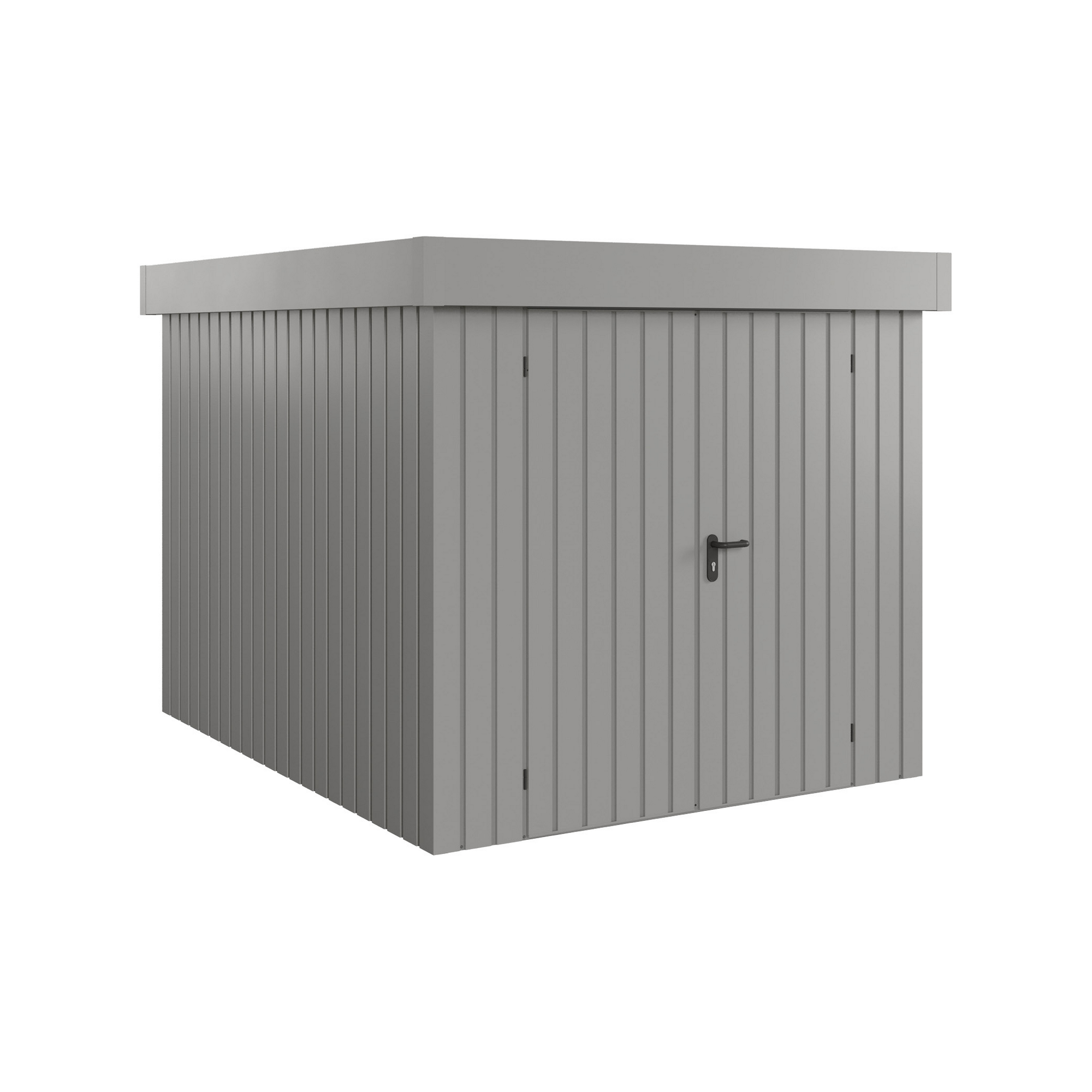 Gerätehaus 'Euroline EFD6 Trend-Sk' graualuminium 229 x 277 x 203 cm, Doppeltür