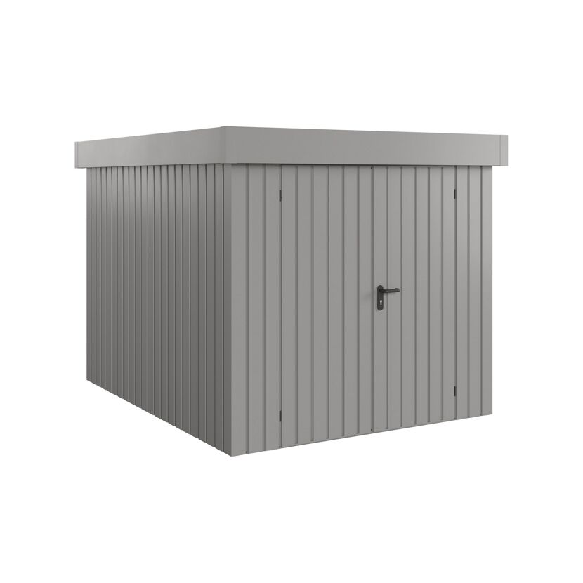 Gerätehaus 'Euroline EFD6 Trend-Sk' graualuminium 229 x 277 x 203 cm, Doppeltür