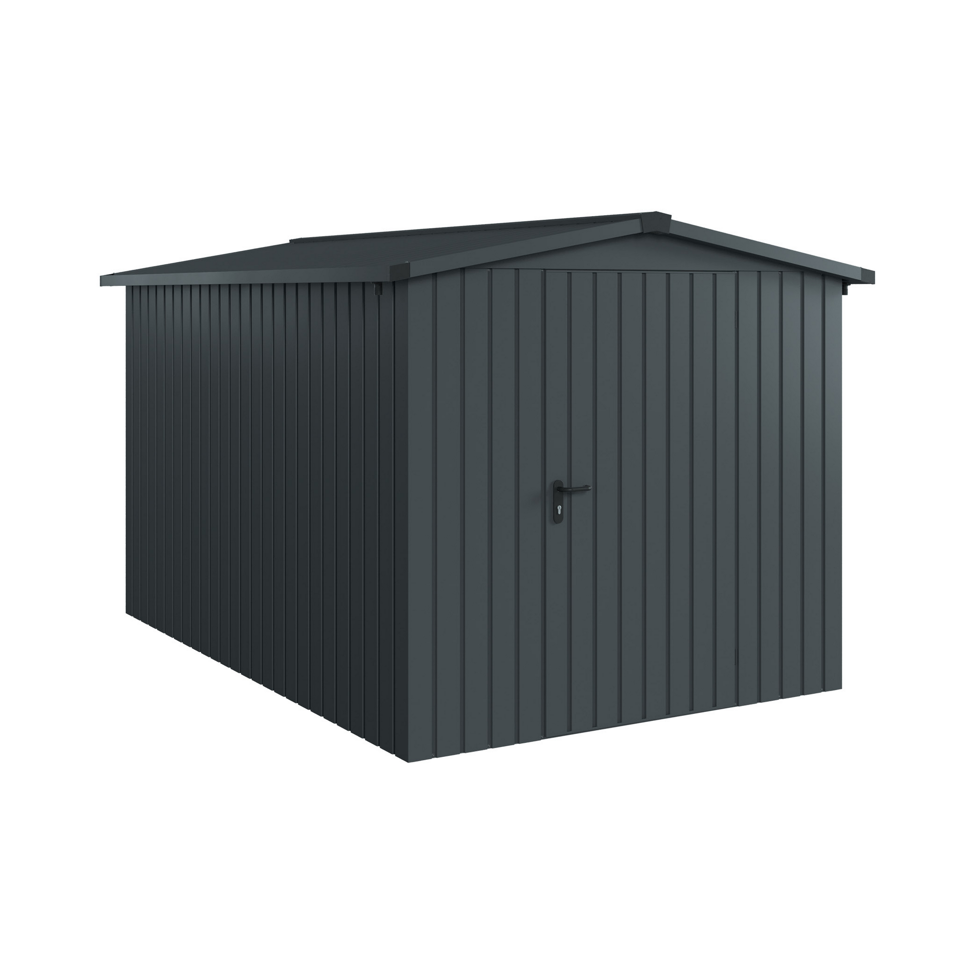 Gerätehaus 'Euroline ESD7 Trend-Sk' anthrazitgrau 237 x 325 x 203 cm, Einzeltür