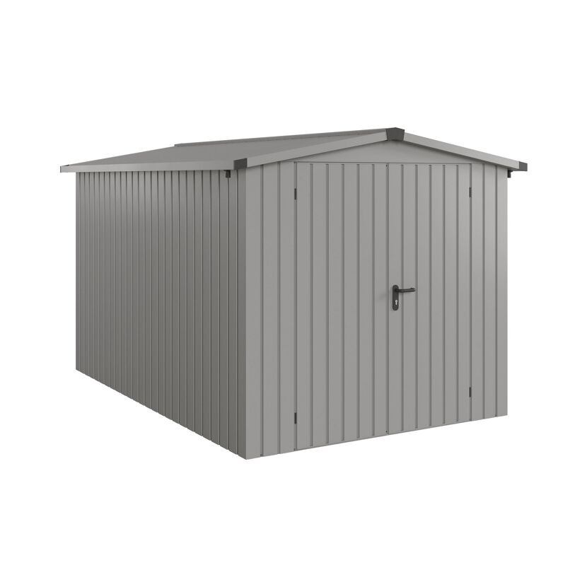 Gerätehaus 'Euroline ESD7 Trend-Sk' graualuminium 237 x 325 x 203 cm, Doppeltür