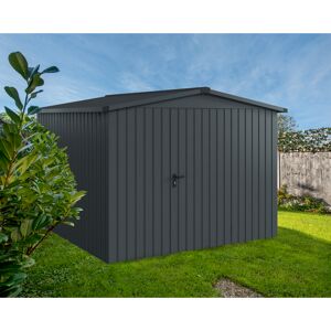 Gerätehaus 'Euroline ESD10 Trend-Sk' anthrazitgrau 285 x 277 x 207 cm, Einzeltür
