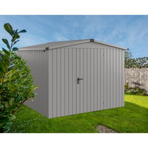 Gerätehaus 'Euroline ESD10 Trend-Sk' graualuminium 285 x 277 x 207 cm, Einzeltür