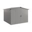 Gerätehaus 'Euroline ESD10 Trend-Sk' graualuminium 285 x 277 x 207 cm, Doppeltür