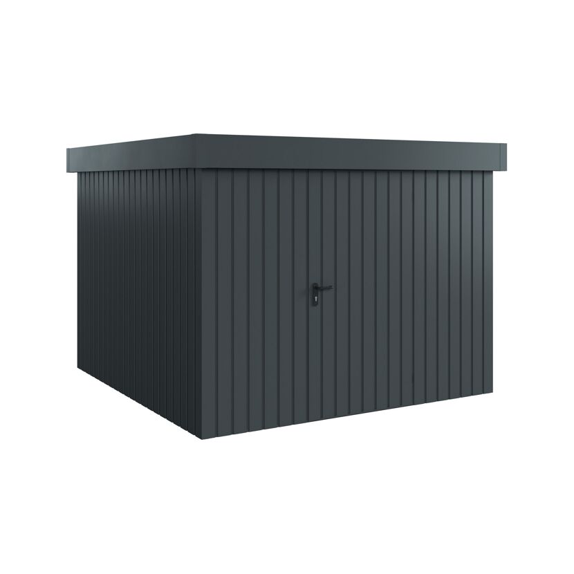 Gerätehaus 'Euroline EFD10 Trend-Sk' anthrazitgrau 277 x 277 x 207 cm, Einzeltür