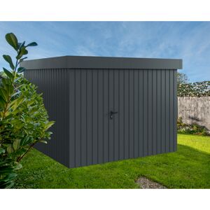 Gerätehaus 'Euroline EFD10 Trend-Sk' anthrazitgrau 277 x 277 x 207 cm, Einzeltür