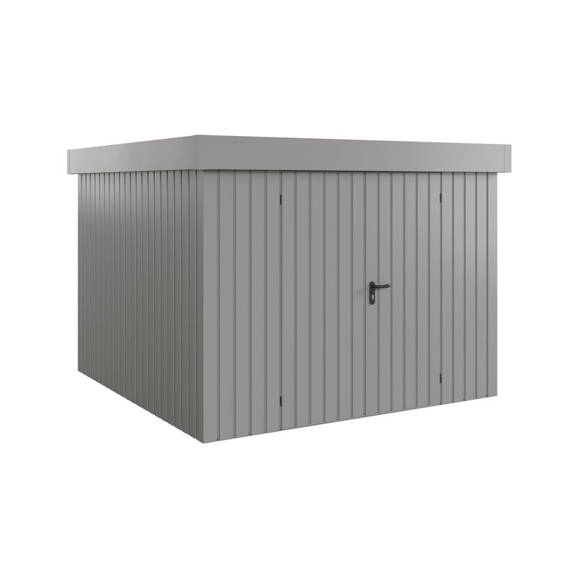 Gerätehaus 'Euroline EFD10 Trend-Sk' graualuminium 277 x 277 x 207 cm, Doppeltür