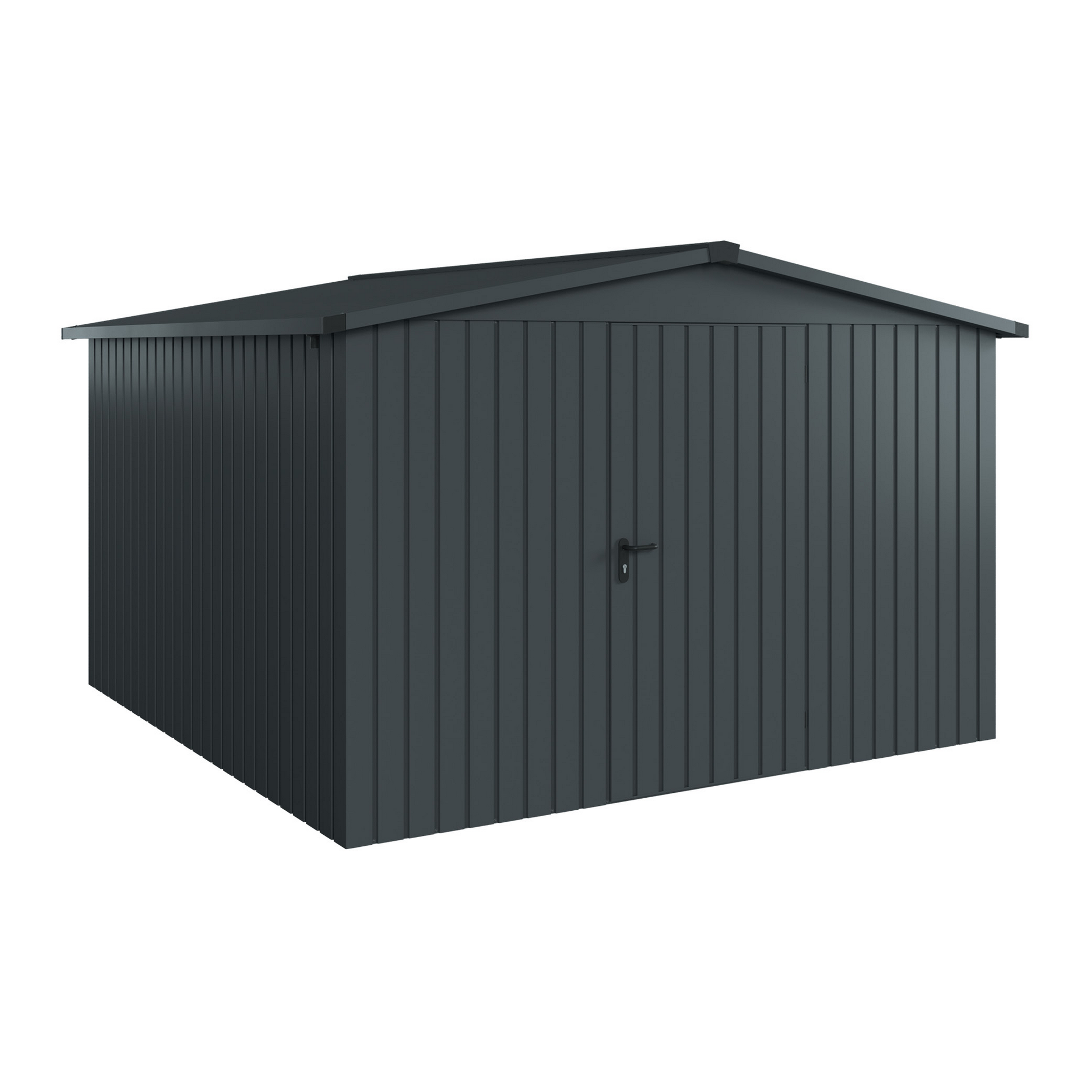 Gerätehaus 'Euroline ESD14 Trend-Sk' anthrazitgrau 333 x 325 x 211 cm, Einzeltür