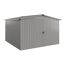 Gerätehaus 'Euroline ESD14 Trend-Sk' graualuminium 333 x 325 x 211 cm, Doppeltür