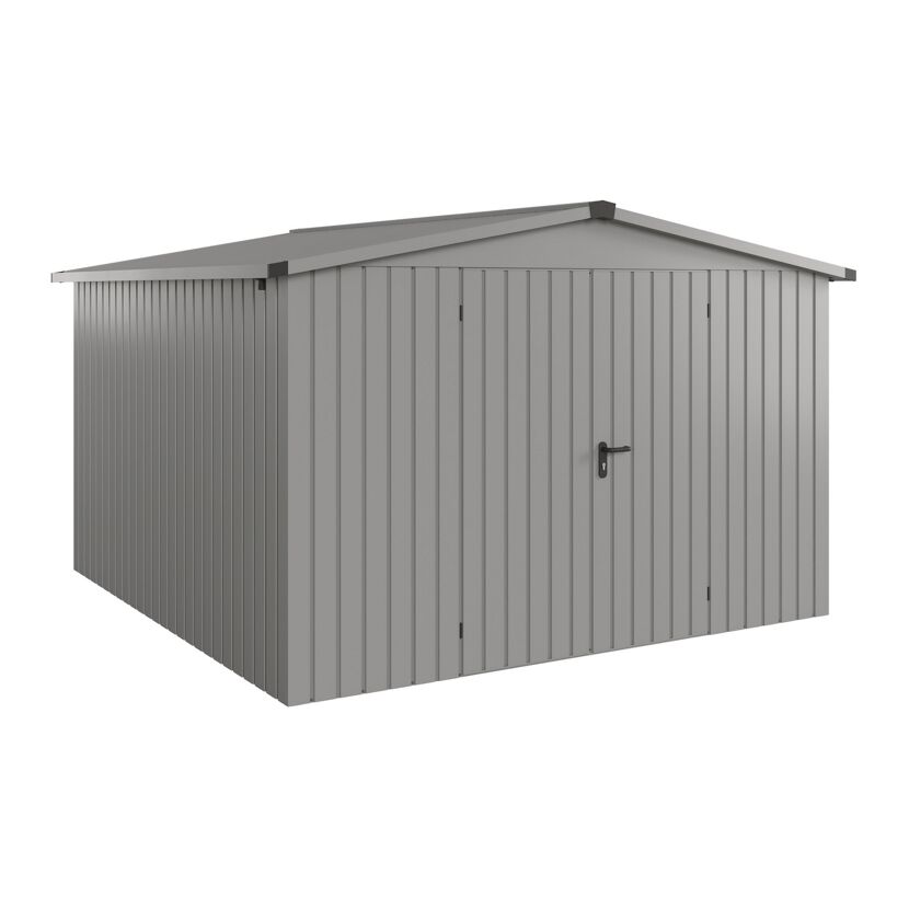 Gerätehaus 'Euroline ESD14 Trend-Sk' graualuminium 333 x 325 x 211 cm, Doppeltür