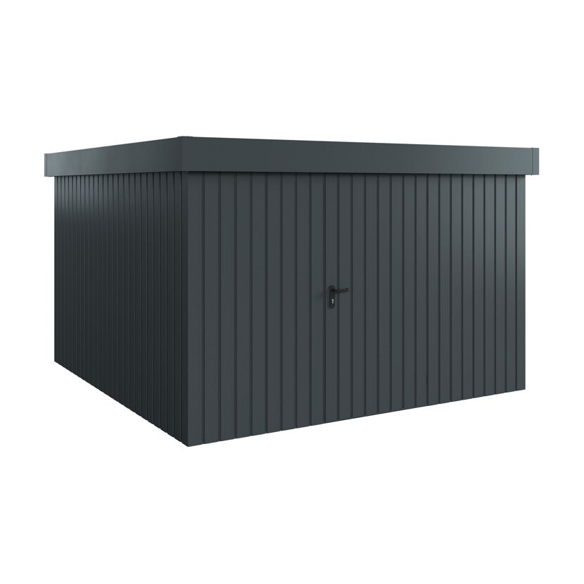 Gerätehaus 'Euroline EFD14 Trend-Sk' anthrazitgrau 325 x 325 x 211 cm, Einzeltür