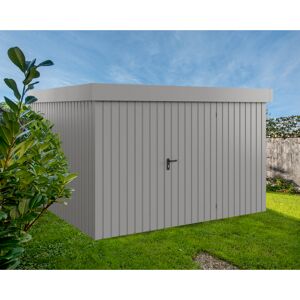 Gerätehaus 'Euroline EFD14 Trend-Sk' graualuminium 325 x 325 x 211 cm, Einzeltür