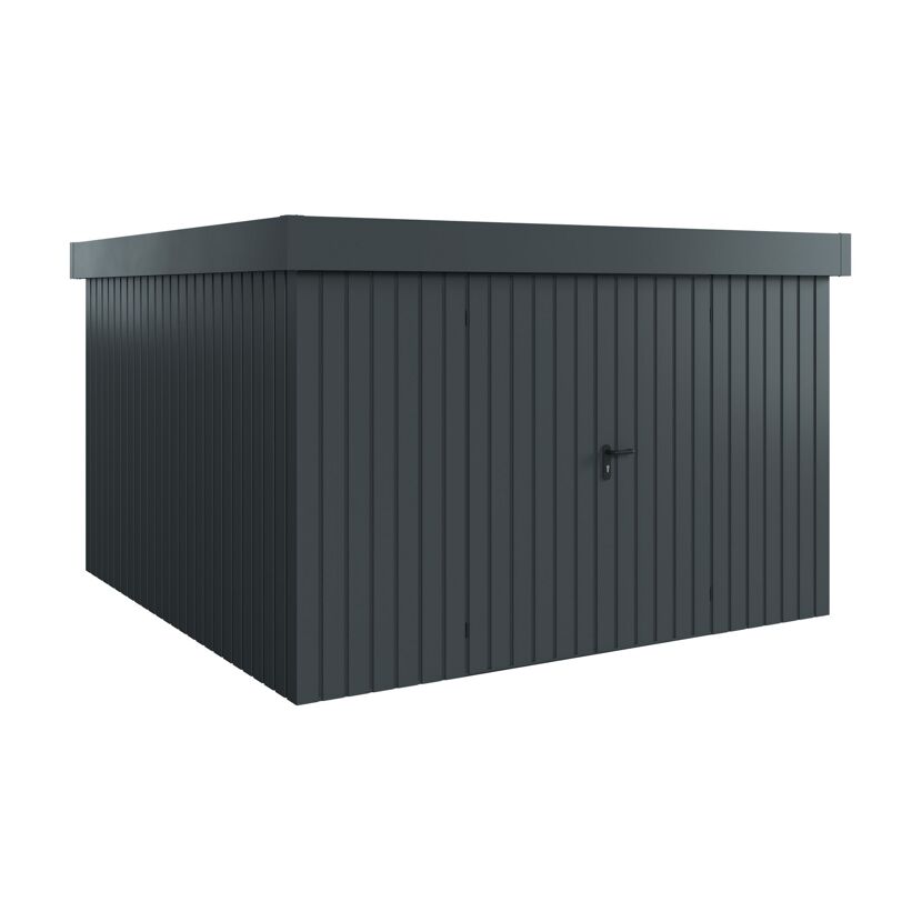 Gerätehaus 'Euroline EFD14 Trend-Sk' anthrazitgrau 325 x 325 x 211 cm, Doppeltür