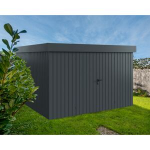 Gerätehaus 'Euroline EFD14 Trend-Sk' anthrazitgrau 325 x 325 x 211 cm, Doppeltür